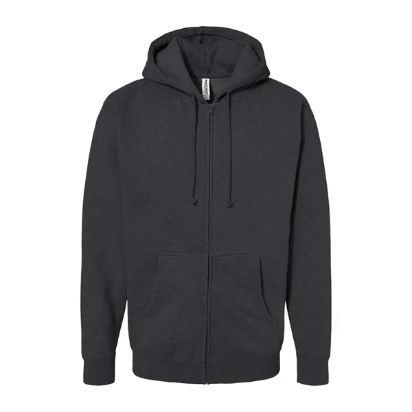Full-zip, 10.0 oz., 80% cotton / 20% polyester hooded sweatshirt. Blank... from ASI 84358 S&S Activewear
