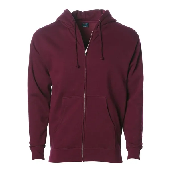 Full-zip, 10.0 oz., 80% cotton / 20% polyester hooded sweatshirt. Blank... from ASI 84358 S&S Activewear