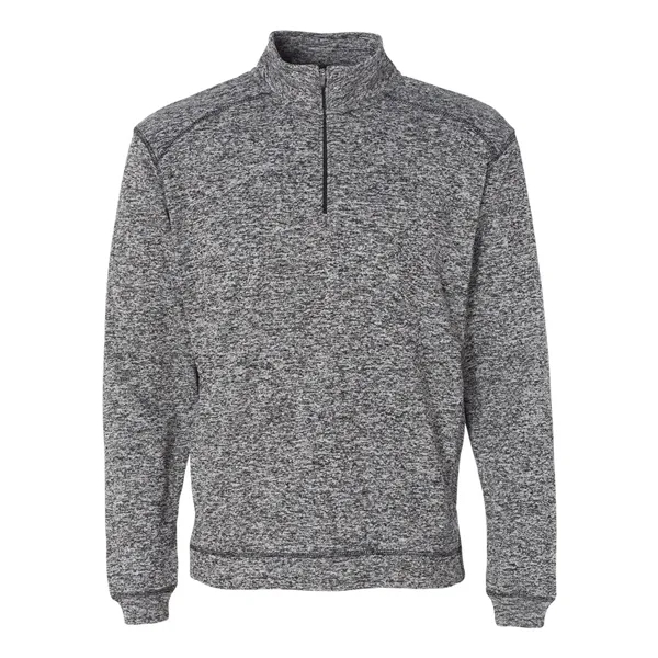 J. America Cosmic Fleece Quarter-Zip Pullover Sweatshirt, blank.... from ASI 84358 S&S Activewear