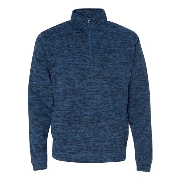 J. America Cosmic Fleece Quarter-Zip Pullover Sweatshirt, blank.... from ASI 84358 S&S Activewear