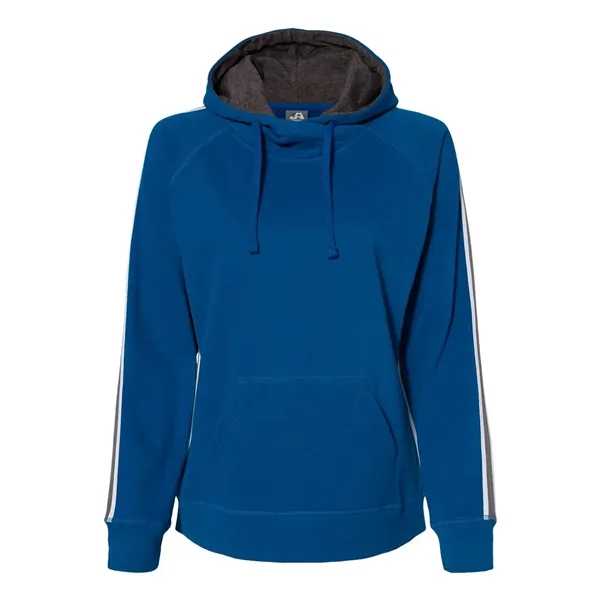 J. America Women's Rival Fleece Hooded Sweatshirt... from ASI 84358 S&S Activewear