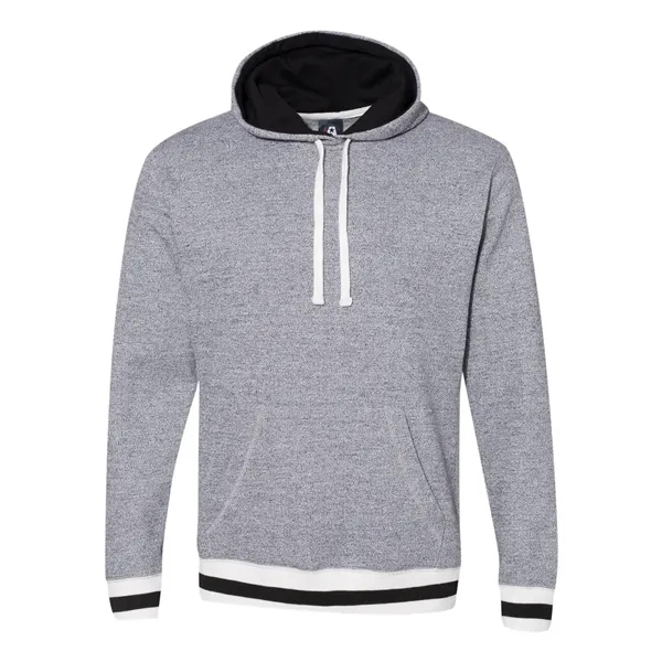 Peppered Fleece Lapover Hooded Pullover... from ASI 84358 S&S Activewear