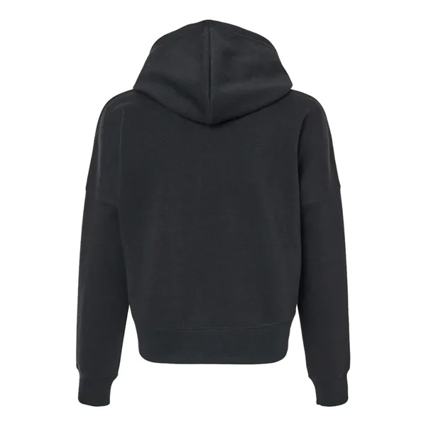 J. America Women's Crop Hooded Sweatshirt... from ASI 84358 S&S Activewear