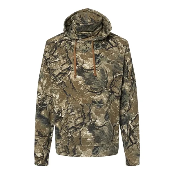 J. America Gaiter Fleece Hooded Sweatshirt... from ASI 84358 S&S Activewear