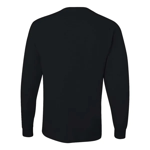 Adult long sleeve 5.6 oz. 50% cotton / 50% polyester t-shirt.... from ASI 84358 S&S Activewear
