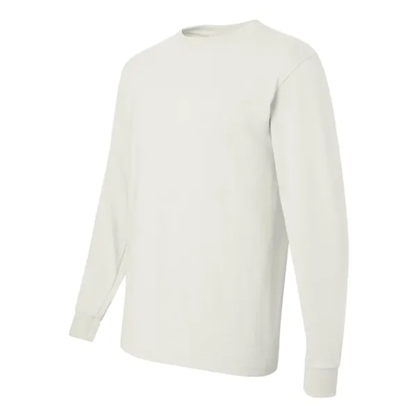 Adult long sleeve 5.6 oz. 50% cotton / 50% polyester t-shirt.... from ASI 84358 S&S Activewear