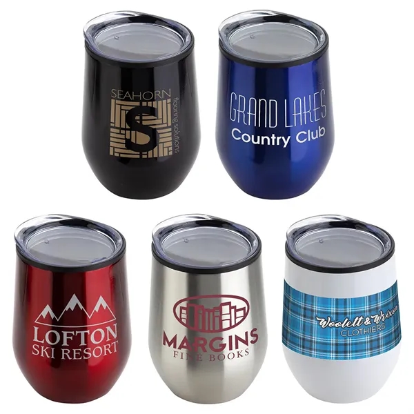 12 oz Stainless Steel/Polypropylene Wine Goblet... from ASI 36730 Ariel Premium Supply Inc