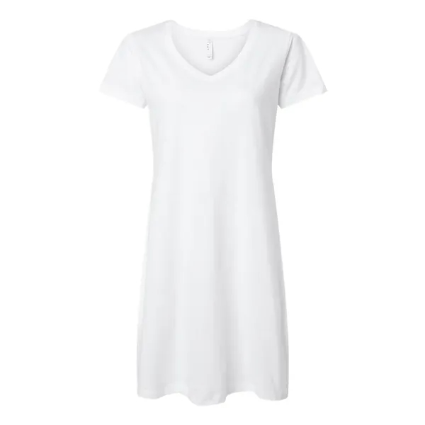Women's fine jersey V-neck cover up. Blank product.... from ASI 84358 S&S Activewear