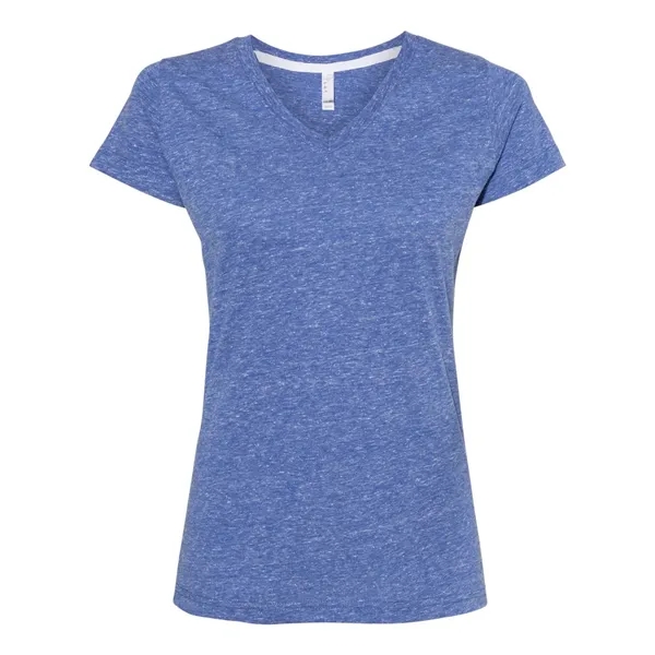 LAT Women's Harborside Melange V-Neck T-Shirt... from ASI 84358 S&S Activewear