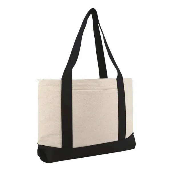 Liberty Bags Large Zippered Cotton Canvas Tote... from ASI 84358 S&S Activewear