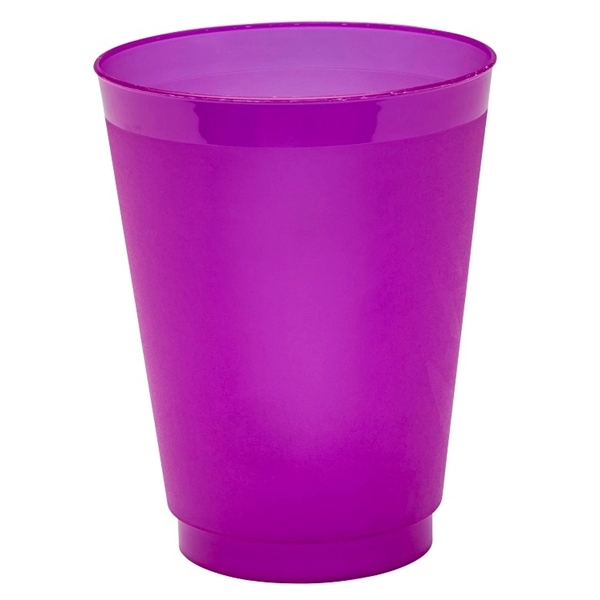 Durable 16 oz. frosted translucent plastic stadium cup, perfect for events,... from ASI 67075 Leprechaun Promotions, LLC / Leprechaun Promotions