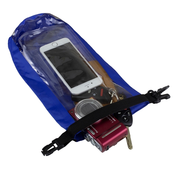 2.5 liter waterproof dry bag with clear pocket window; made of... from ASI 62660 Innovation Line