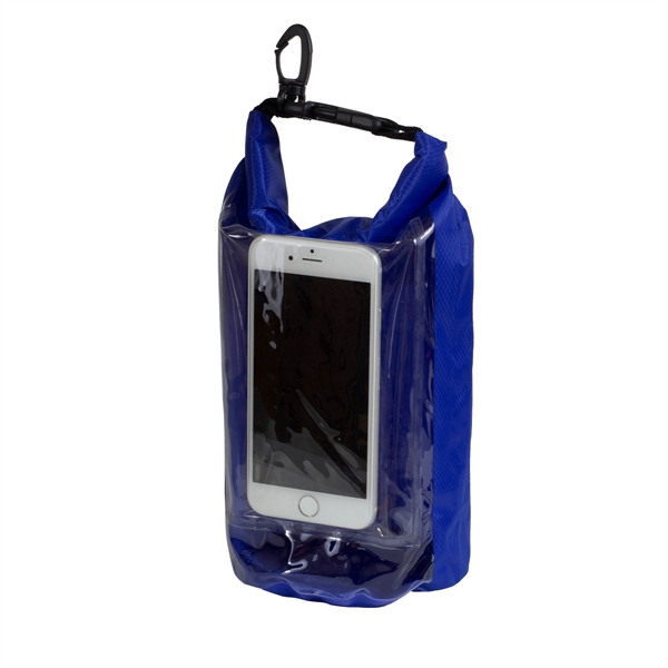 2.5 liter waterproof dry bag with clear pocket window; made of... from ASI 62660 Innovation Line