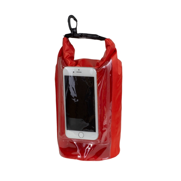 2.5 liter waterproof dry bag with clear pocket window; made of... from ASI 62660 Innovation Line