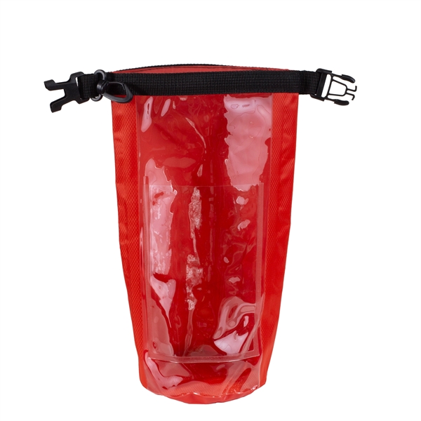 2.5 liter waterproof dry bag with clear pocket window; made of... from ASI 62660 Innovation Line