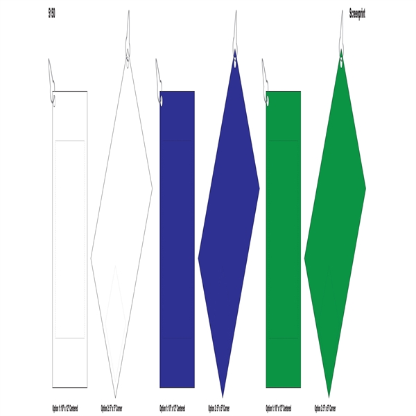 12" x 18" heavy-duty microfiber golf towel with metal grommet and... from ASI 62660 Innovation Line