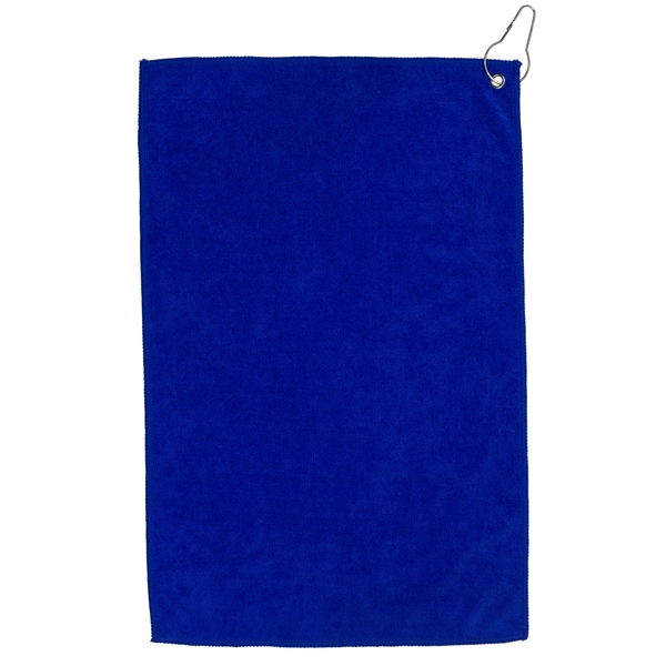 12" x 18" heavy-duty microfiber golf towel with metal grommet and... from ASI 62660 Innovation Line