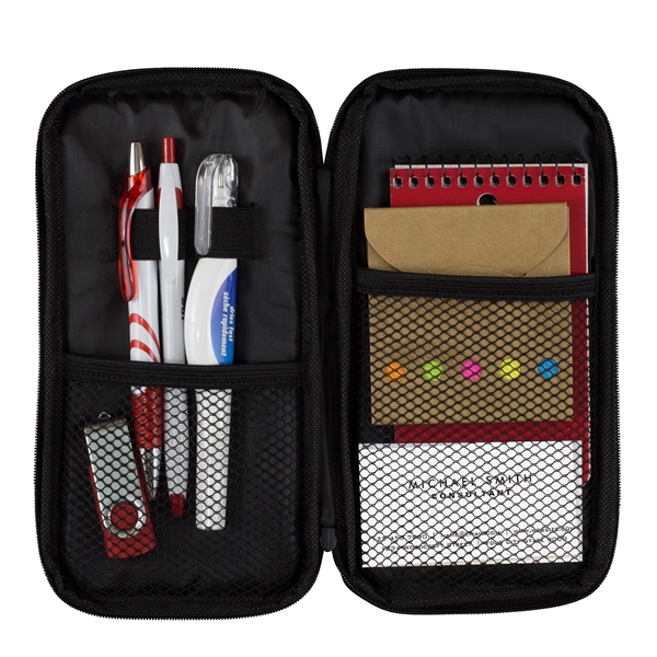 4 1/2" x 8 1/2" 420 Denier polyester zippered tech accessories... from ASI 62660 Innovation Line