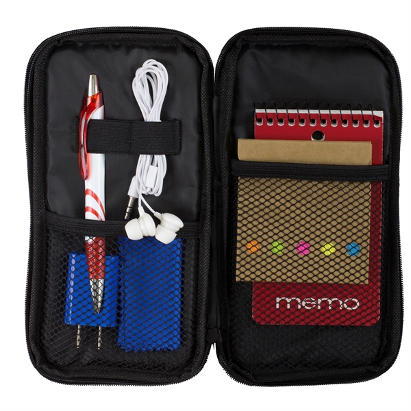 4 1/2" x 8 1/2" 420 Denier polyester zippered tech accessories... from ASI 62660 Innovation Line