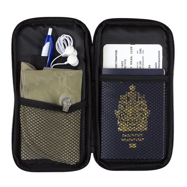 4 1/2" x 8 1/2" 420 Denier polyester zippered tech accessories... from ASI 62660 Innovation Line