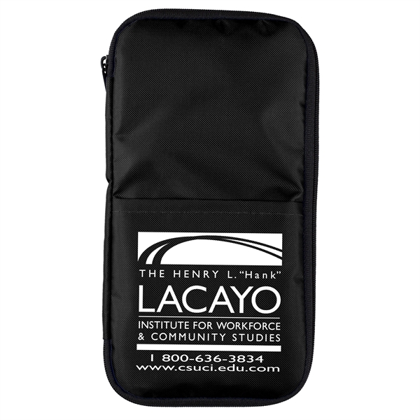 4 1/2" x 8 1/2" 420 Denier polyester zippered tech accessories... from ASI 62660 Innovation Line