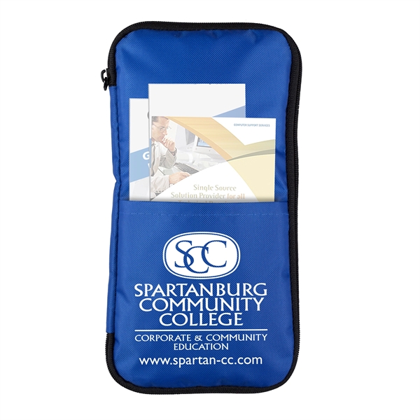 4 1/2" x 8 1/2" 420 Denier polyester zippered tech accessories... from ASI 62660 Innovation Line