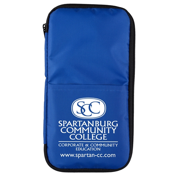 4 1/2" x 8 1/2" 420 Denier polyester zippered tech accessories... from ASI 62660 Innovation Line