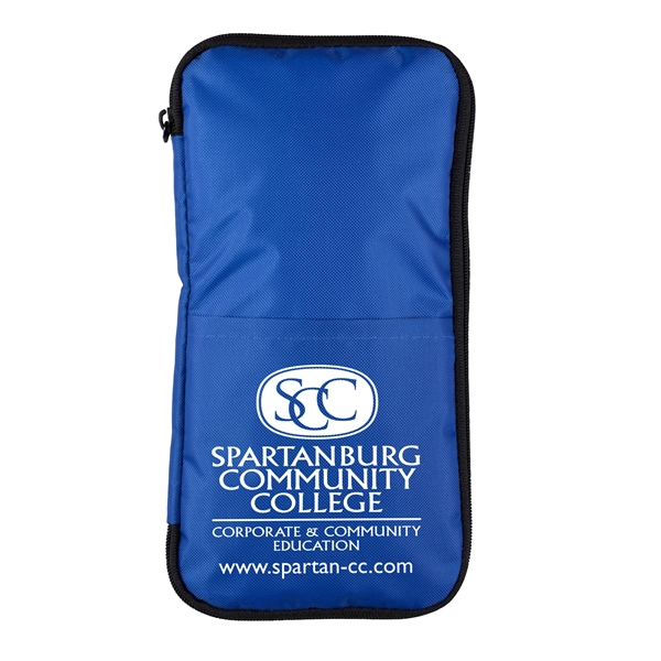 4 1/2" x 8 1/2" 420 Denier polyester zippered tech accessories... from ASI 62660 Innovation Line