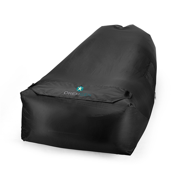 Inflatable lazy bag made of 210T material with a wide base... from ASI 88060 Snugz/USA Inc / Sweda®