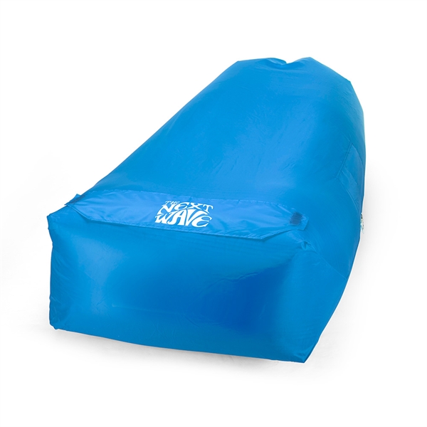 Inflatable lazy bag made of 210T material with a wide base... from ASI 88060 Snugz/USA Inc / Sweda®