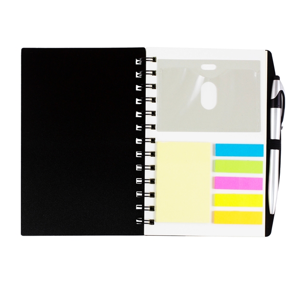 Note set with 25 sticky notes in five colors, note flags... from ASI 62660 Innovation Line