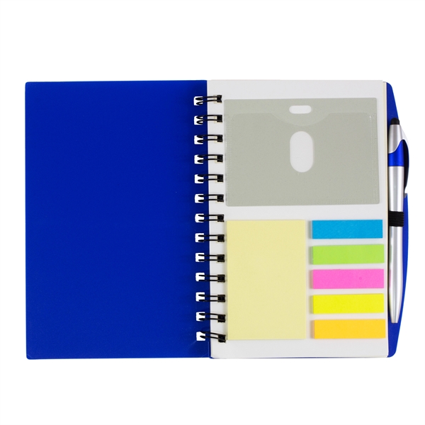 Note set with 25 sticky notes in five colors, note flags... from ASI 62660 Innovation Line