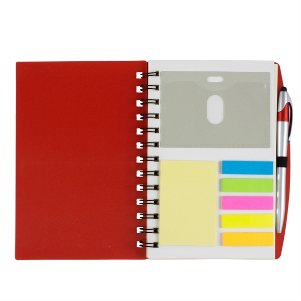 Note set with 25 sticky notes in five colors, note flags... from ASI 62660 Innovation Line