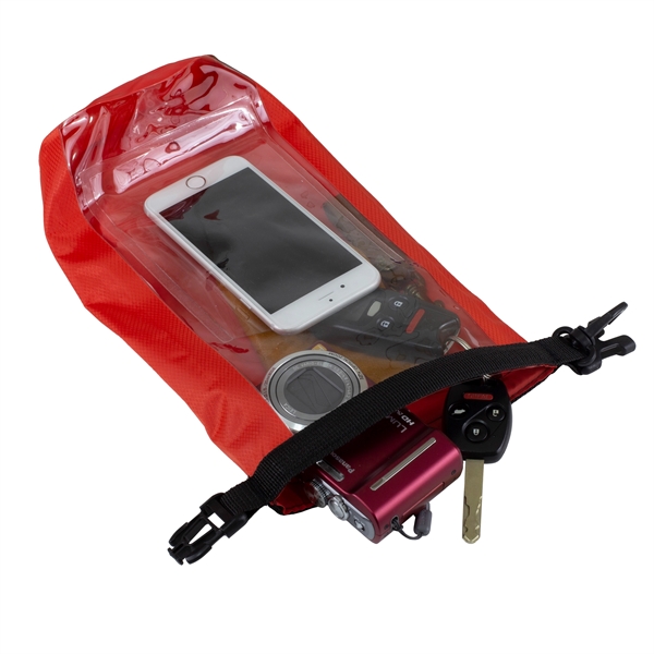 2.5 liter waterproof dry bag with clear pocket window; made of... from ASI 62660 Innovation Line