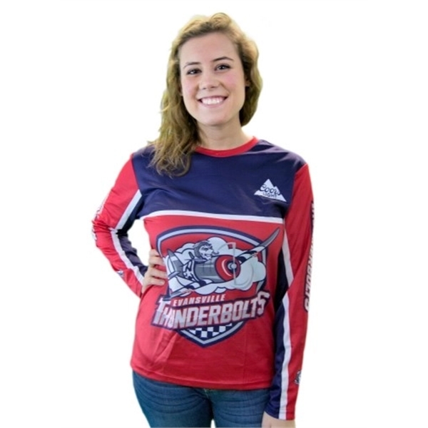 Long sleeved crew neck shirt with full color sublimation made of... from ASI 72657 Active Life Promo / Active Life Promo