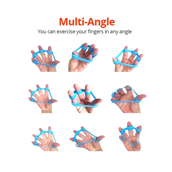 2.6" x 1.6" x .78" silicone finger strengthener hand resistance band... from ASI 37218 Athena Promo (tm)