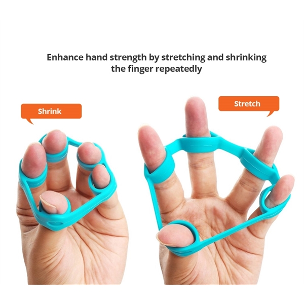 2.6" x 1.6" x .78" silicone finger strengthener hand resistance band... from ASI 37218 Athena Promo (tm)