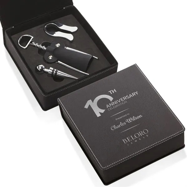 The Falkland Wine Accessory Set includes three essential tools for any... from ASI 84592 St Regis Group