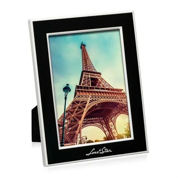 The polished black metal from of the Vera frame is enhanced... from ASI 84592 St Regis Group