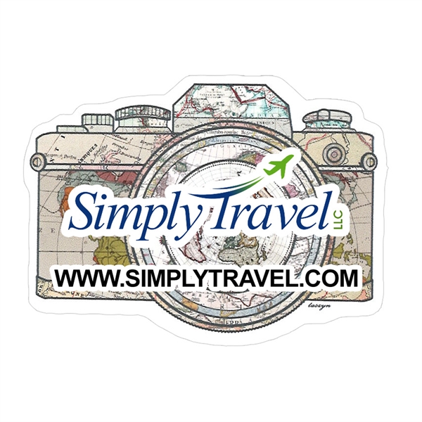 CustomCut(TM) 6 mil removable vinyl stickers in assorted custom sizes and... from ASI 62660 Innovation Line