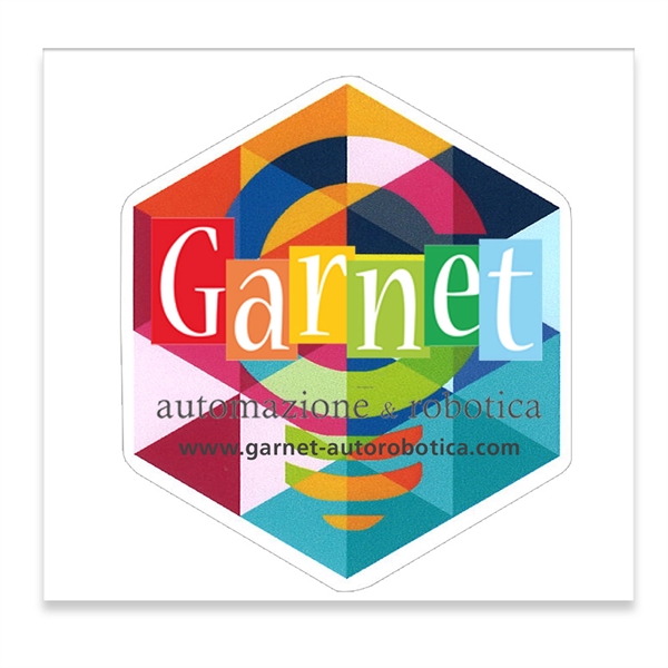 CustomCut(TM) 6 mil removable vinyl stickers in assorted custom sizes and... from ASI 62660 Innovation Line