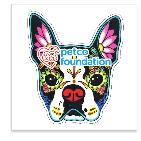 CustomCut(TM) 6 mil removable vinyl stickers in assorted custom sizes and... from ASI 62660 Innovation Line