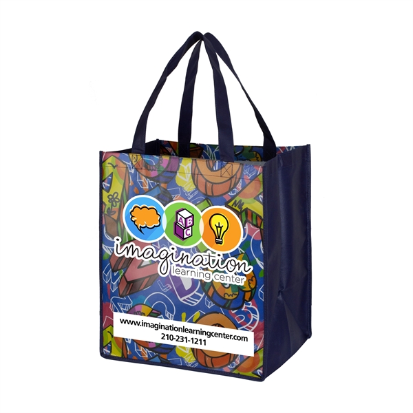 13" x 15" x 10" shopping tote bag made of 100GSM... from ASI 62660 Innovation Line