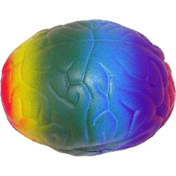 Brain stress reliever in Gray, Blue, Yellow, Red, Green and Rainbow.... from ASI 74779 O & S Supply Company LLC / O & S Supply Company