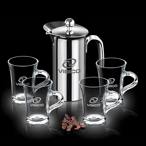 French Coffee Press & 2 Selkirk Mugs... from ASI 84592 St Regis Group