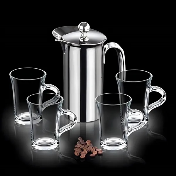 French Coffee Press & 2 Selkirk Mugs... from ASI 84592 St Regis Group