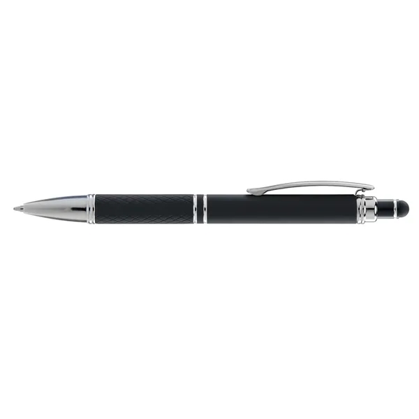 Click action stylus pen with a soft-touch rubberized finish.... from ASI 68190 Lungsal / Lungsal