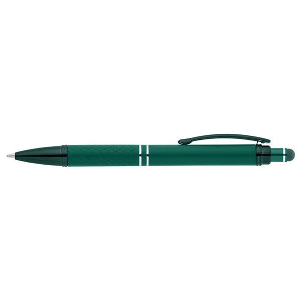 Click action stylus pen with a soft-touch rubberized finish.... from ASI 68190 Lungsal / Lungsal