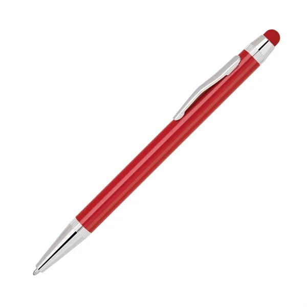 Aluminum twist action stylus pen with shiny silver accents.... from ASI 68190 Lungsal / Lungsal