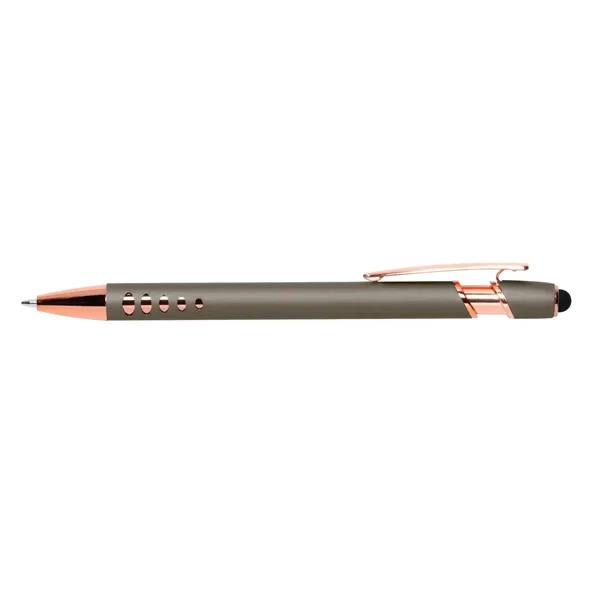 Click action stylus ballpoint pen with geometric grip design.... from ASI 68190 Lungsal